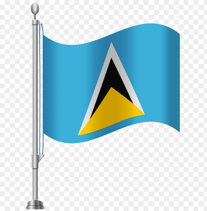 Download St Lucia Flag Clipart Png Photo TOPpng