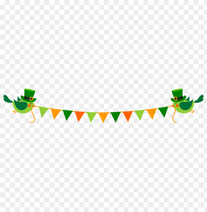 St Patricks Day Banner Png Images Background -  Image ID Is 43317