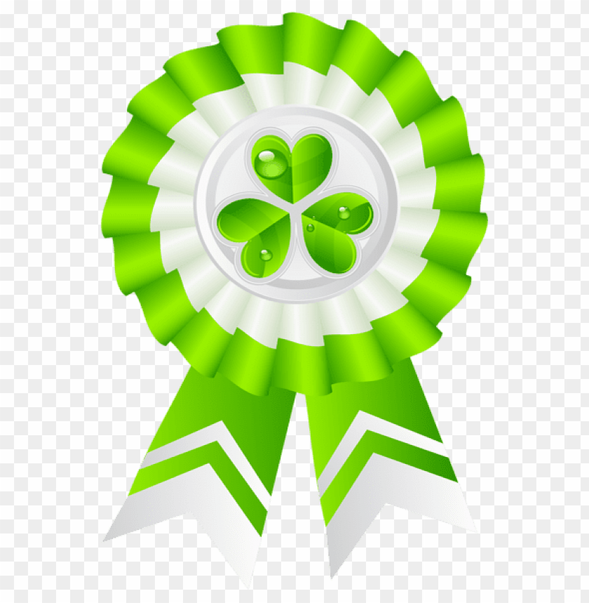 St Patricks Day Seal With Shamrock Transparent Png Images Background -  Image ID Is 43582