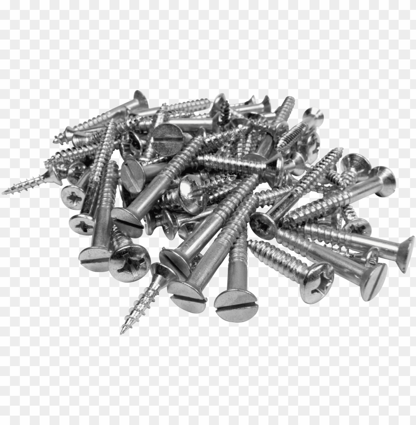 tools and parts, screws, stack of screws, 