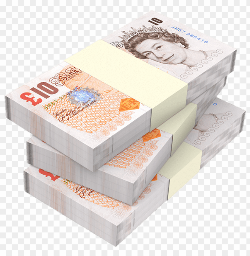 miscellaneous, english pounds, stacks of ten pound notes, 