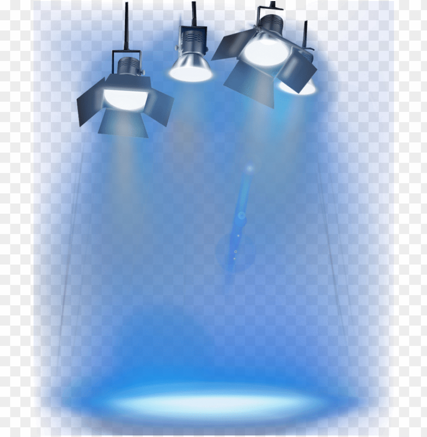 Stage Lighting Hire Blue Stage Lights PNG Image With Transparent Background