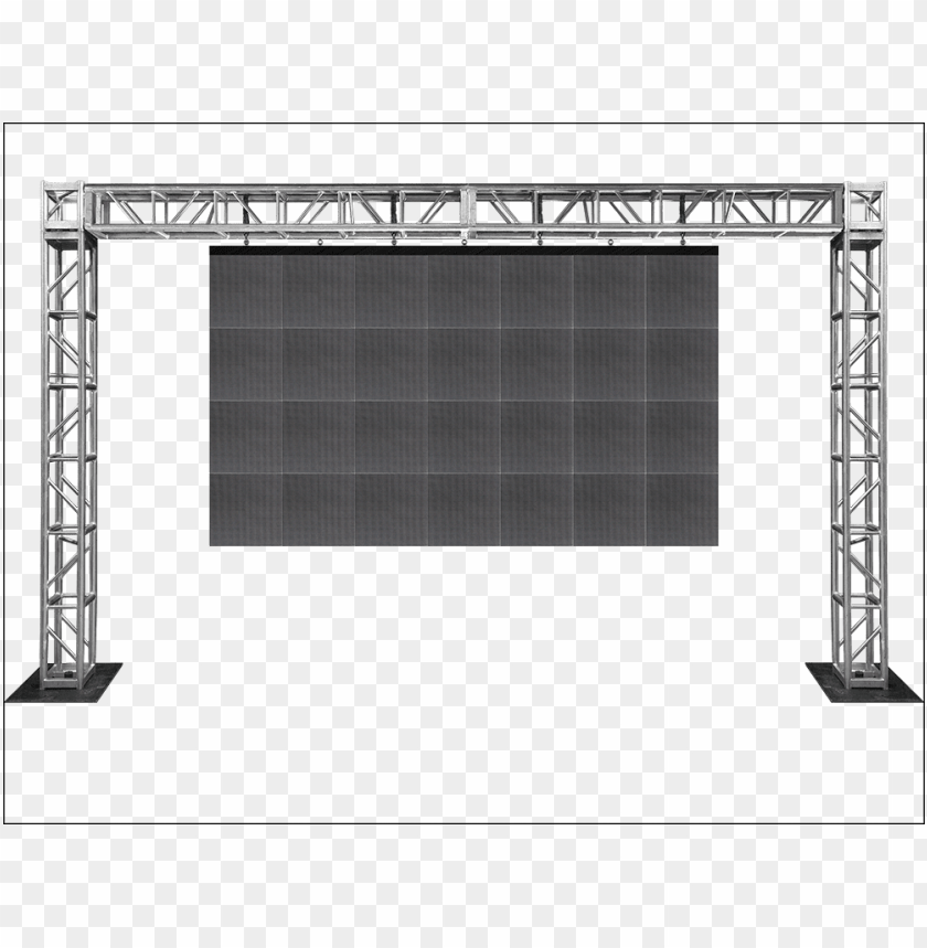 stage truss png banner transparent led video wall truss PNG transparent with Clear Background ID 221590