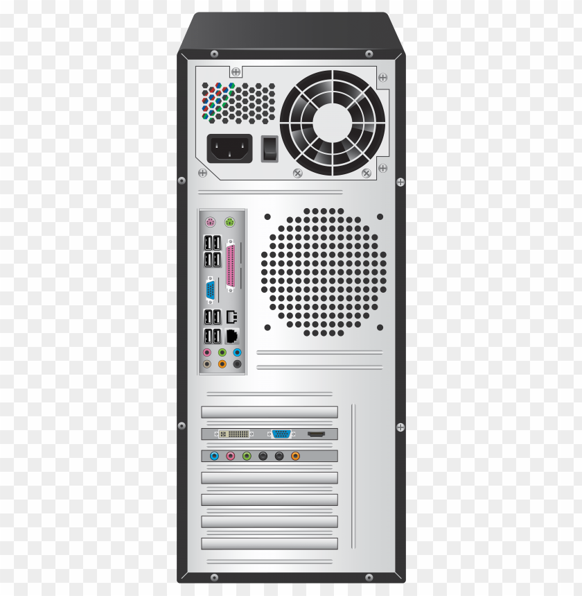 Download Standard Computer Case Back Clipart Png Photo Toppng