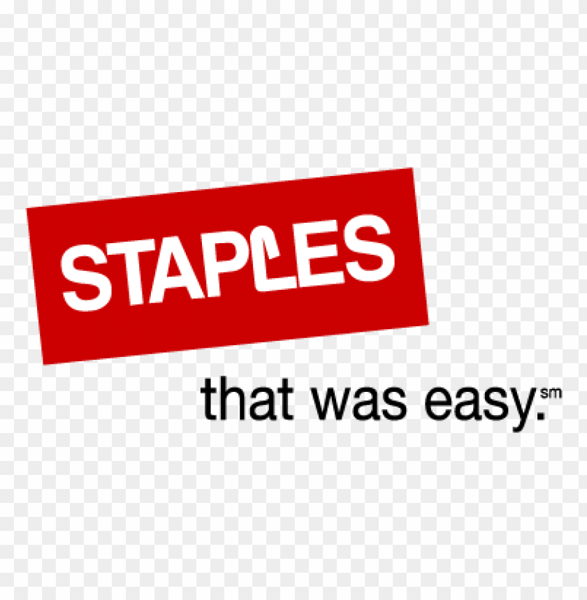  staples logo vector download free - 469054