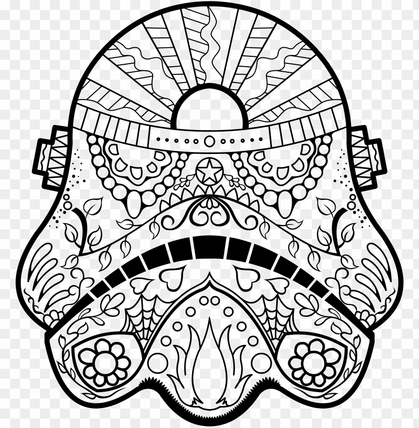 Star Wars Coloring Page - Star Wars Drawings Coloring Pages PNG Transparent With Clear Background ID 269380