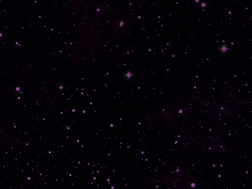 Starry Sky Stars Shine Lilac Black Background Toppng