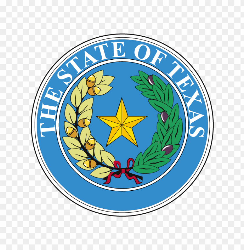 state of texas seal logo PNG transparent with Clear Background ID 471539
