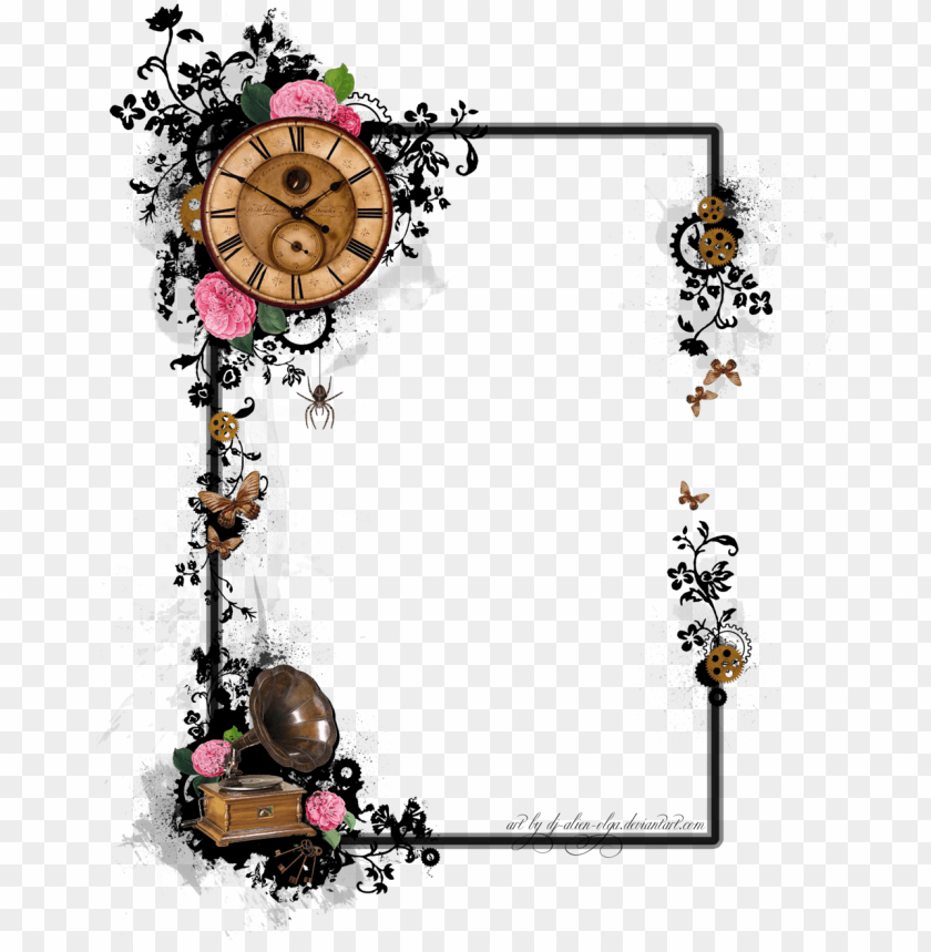 Steampunk Art Border Design Designs To Draw Wedding Steampunk Png Image With Transparent Background Toppng