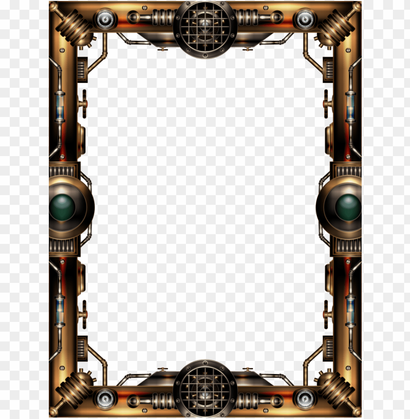 Steampunk Borders Png Steampunk Frame Png Image With Transparent Background Toppng