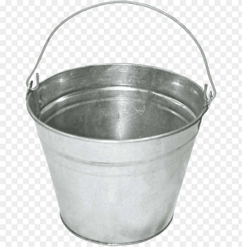 Transparent Background PNG Of Steel Bucket - Image ID 21425