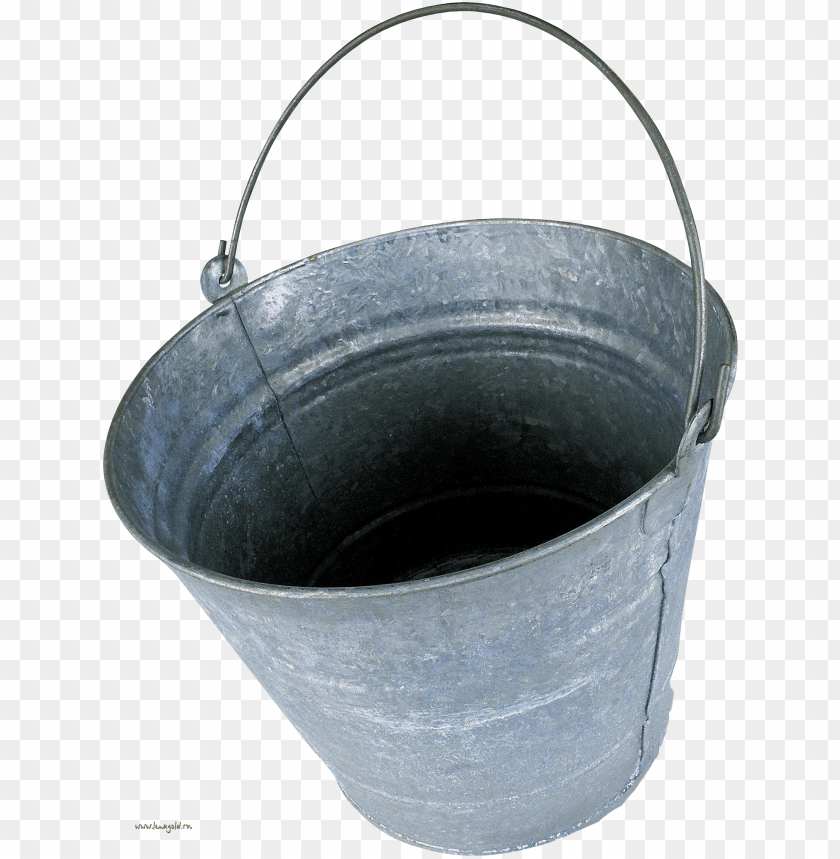 Transparent Background PNG Of Steel Bucket - Image ID 21458