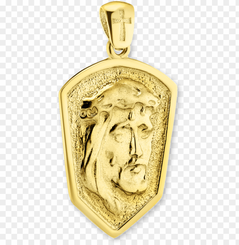 sterling silver face of jesus pendant PNG image with transparent background@toppng.com