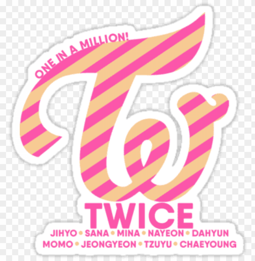 Sticker 375x360 U1 Twice Logo Png Transparent Png Image With Transparent Background Toppng