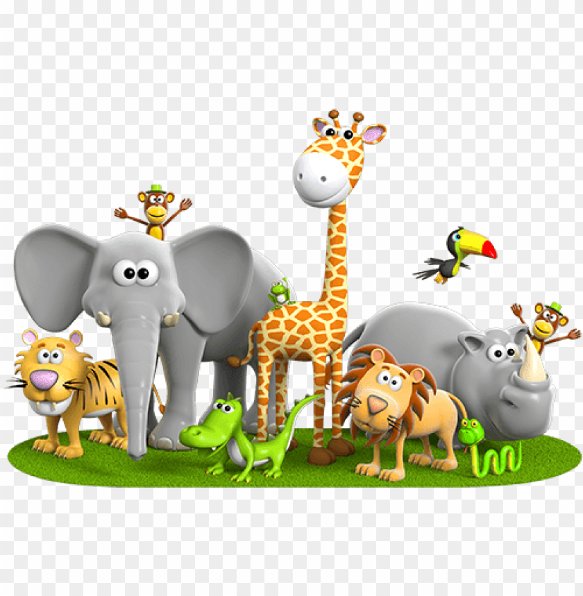 stickers for kids jungle animal PNG image with transparent background |  TOPpng