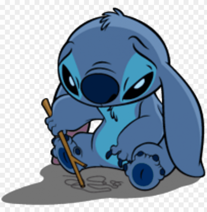 Stitch Sticker Stitch Sad Png Image With Transparent Background Toppng - stitch face roblox png