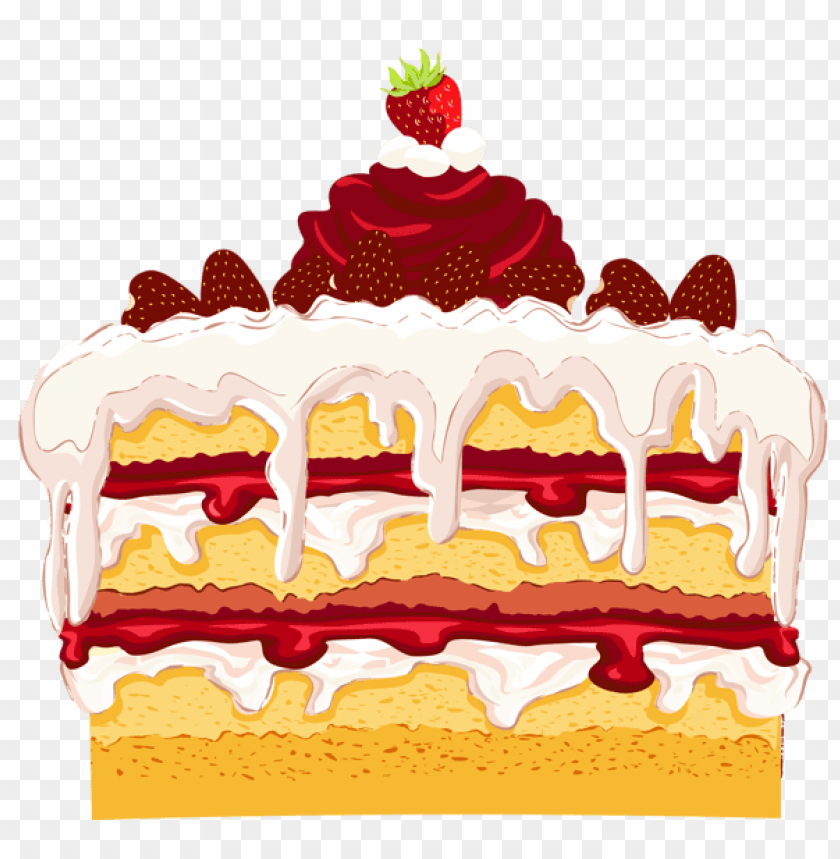 Red Strawberry Cake, Strawberry Cake, Cake, Strawberry Cakes PNG  Transparent Image and Clipart for Free Download