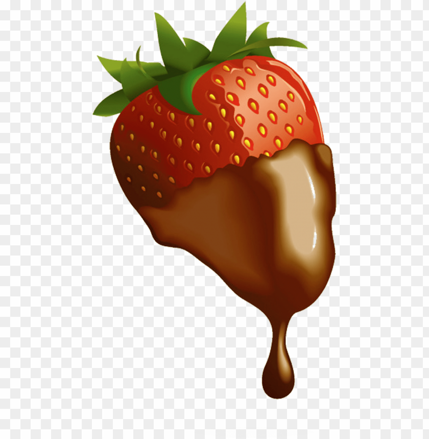 strawberry chocolate covered fruit clip art chocolate covered strawberries PNG transparent with Clear Background ID 171301