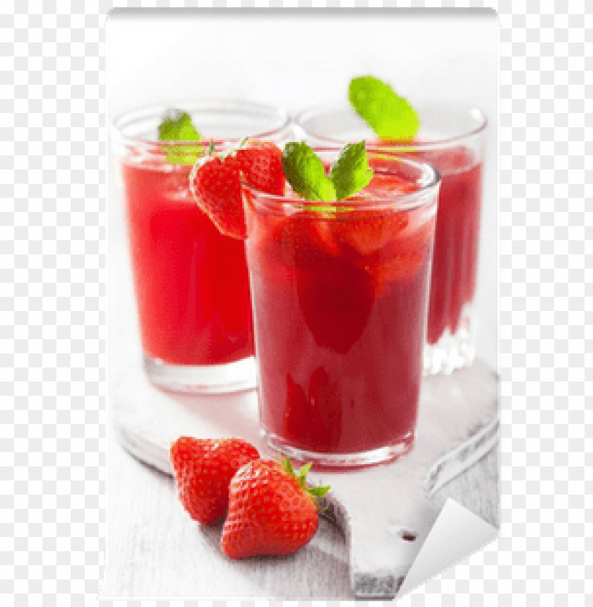 strawberry juice with mint - dessert, dessert
