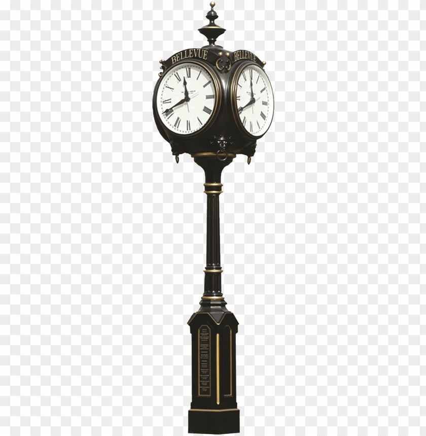 street clock PNG transparent with Clear Background ID 84115