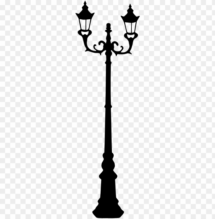 street lamp lamp post silhouette PNG transparent with Clear Background ID 217316