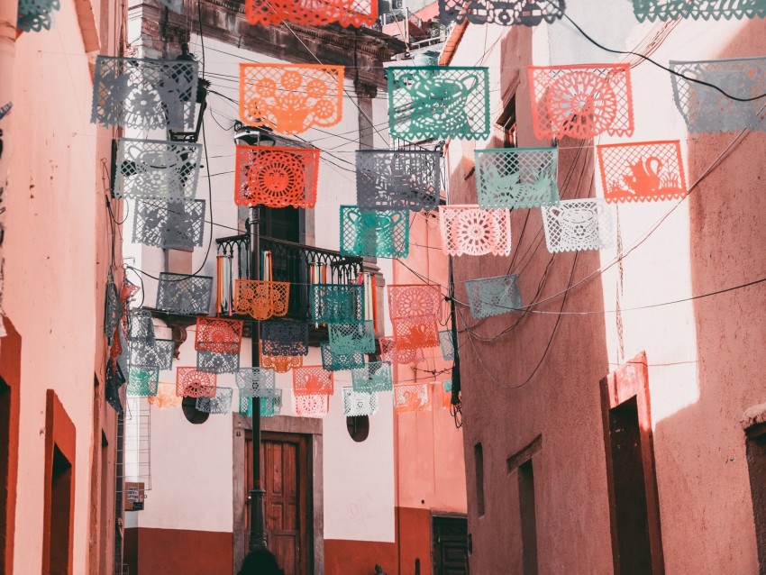 street, napkins, architecture, mexico