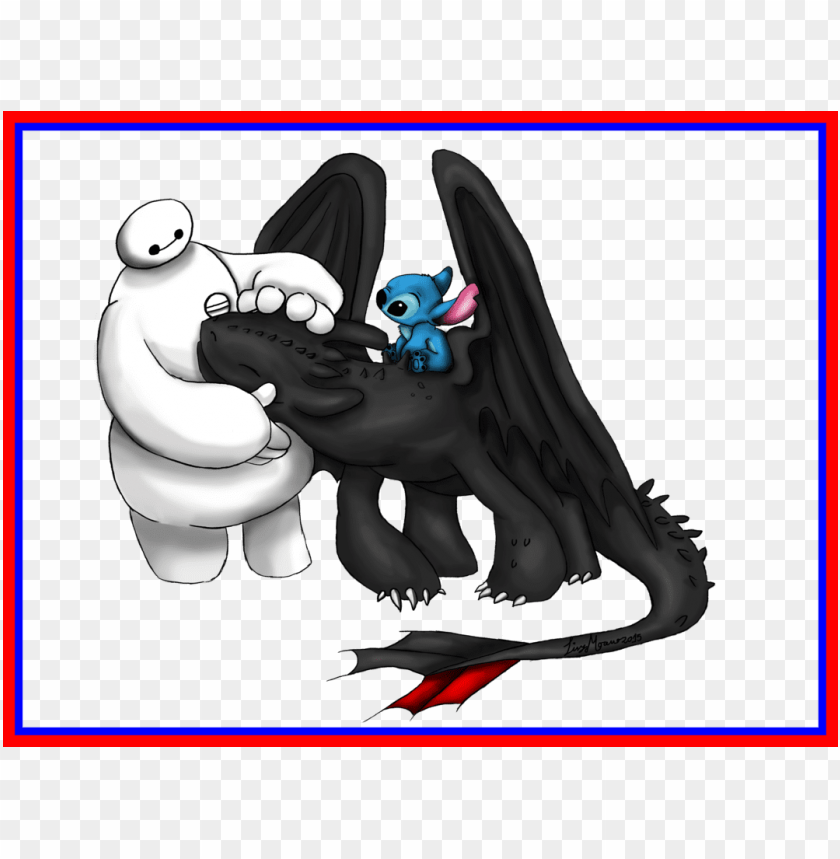 stunning baymax stich chimuelo tus me gusta en picture toothless and stitch drawi PNG transparent with Clear Background ID 179780