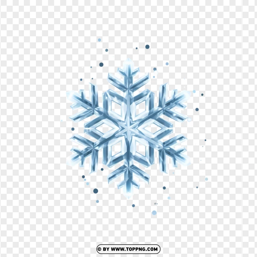 Stylized Snowflake Star Vector Design PNG Transparent Background