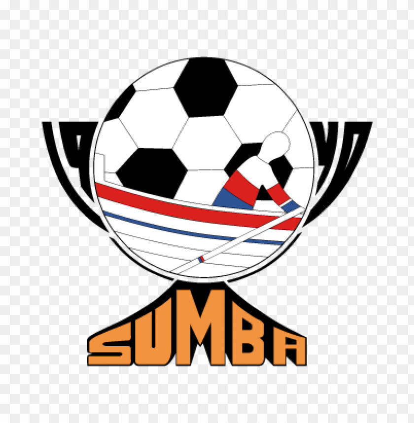 Sumba football, sports logo, soccer emblem, boat design, island culture