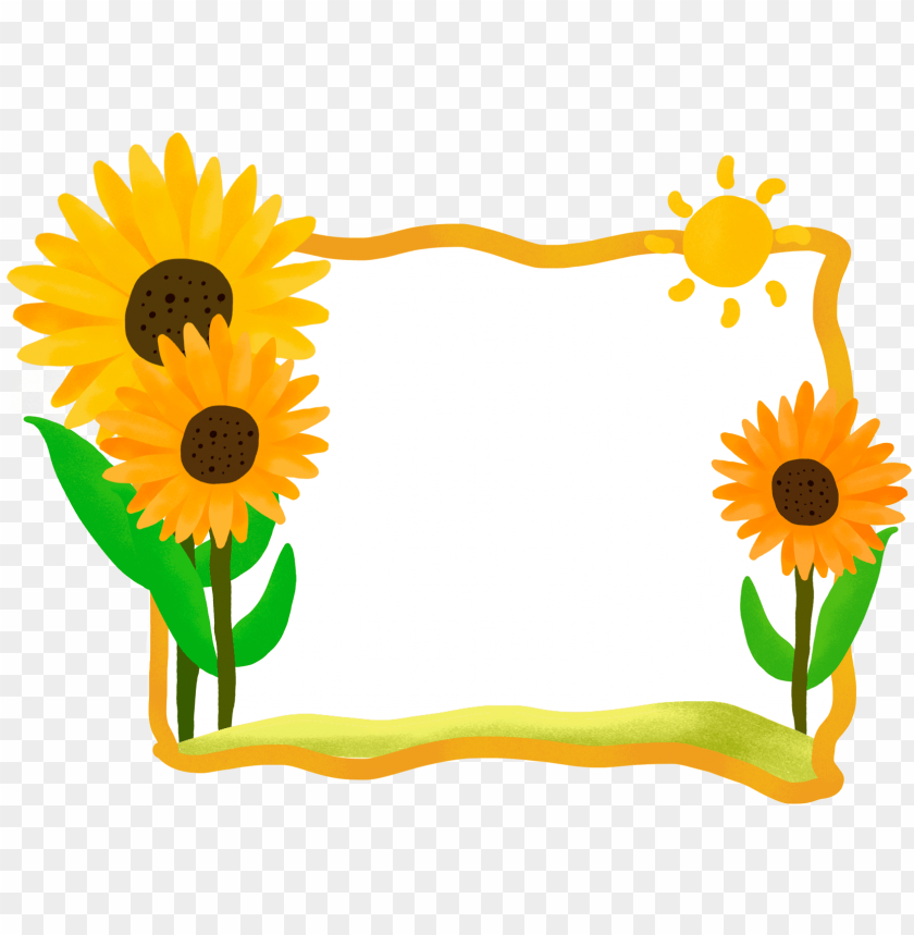 Free Free 315 Clipart Transparent Sunflower Border Png SVG PNG EPS DXF File