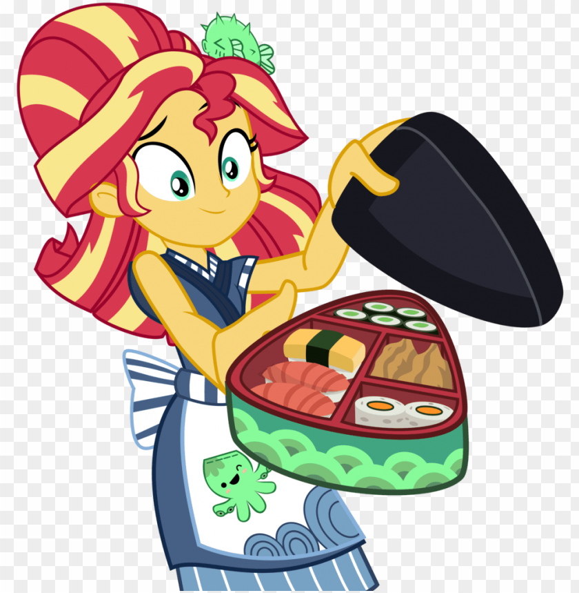 sunset shimmer sushi vector PNG transparent with Clear Background ID 86126