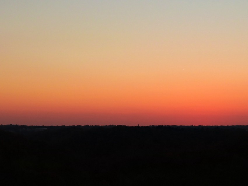 Sunset Twilight Horizon Sky Dark Background Toppng