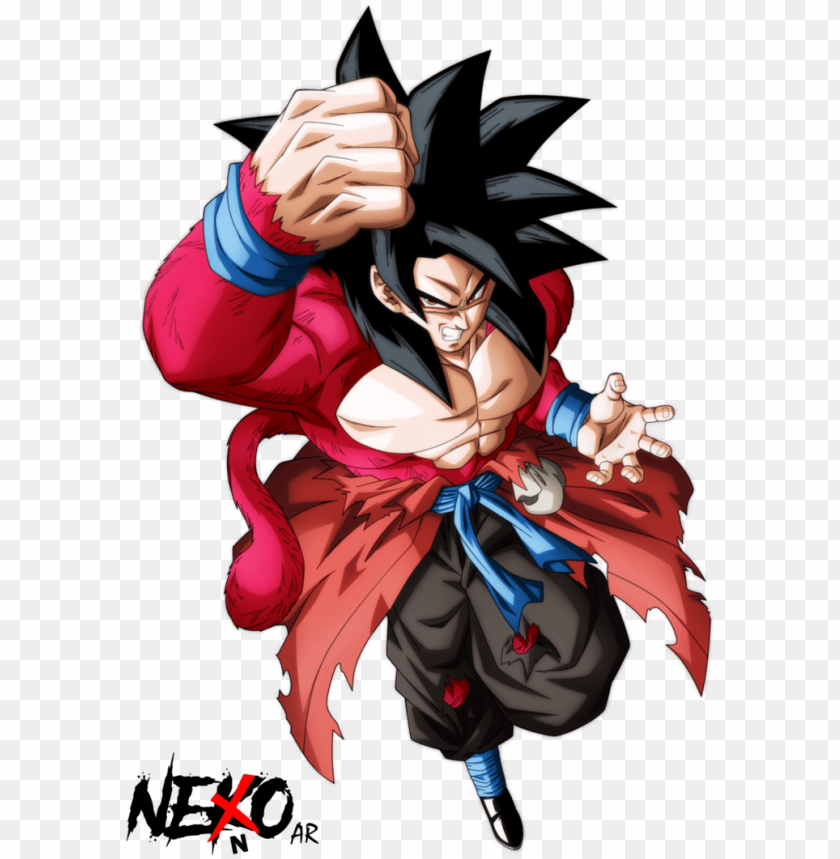  Super Saiyan Xeno Goku Por Nekoar Super Saiyan Xeno Goku PNG Image With Transparent Background