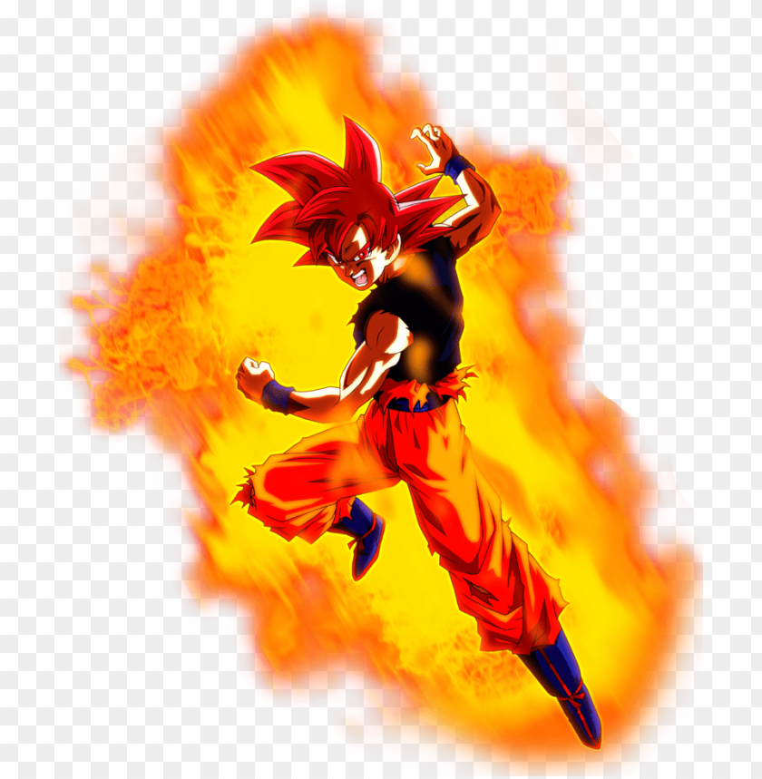 Super Saiyan God having a fire/flame theme to it is one of THE