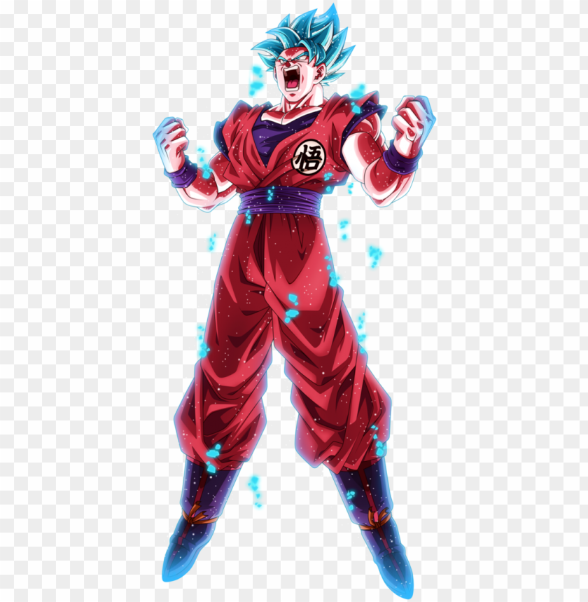 Dragon Ball Super - Goku SSJ Blue Kaioken X20 by razorzeshu