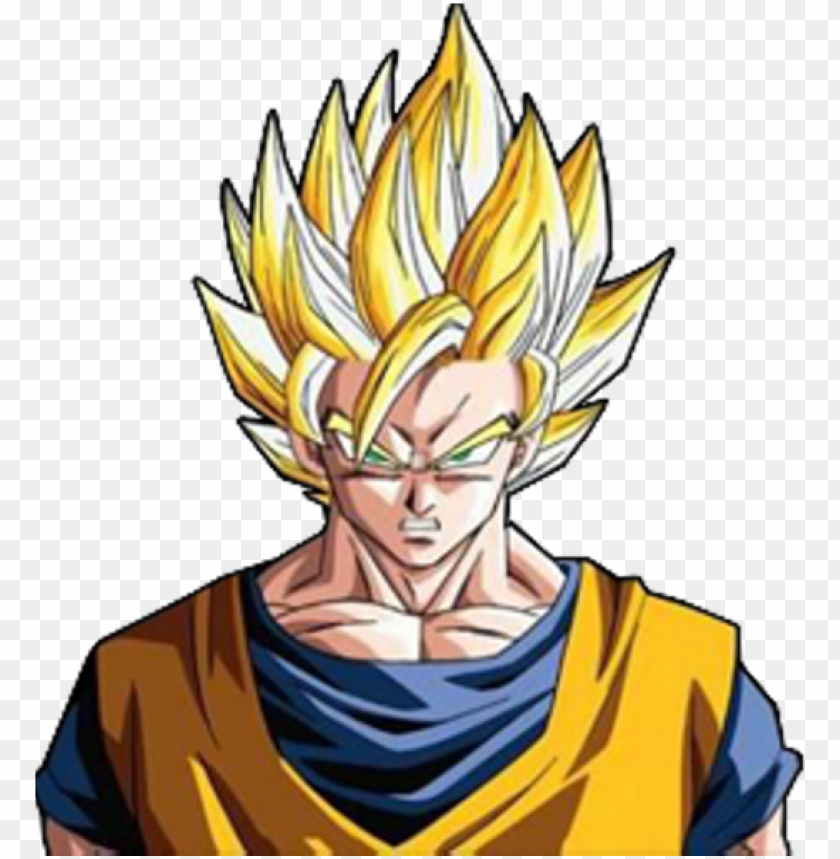 Hair Clipart Super Saiyan - Son Goku Hair PNG Transparent With Clear  Background ID 173281