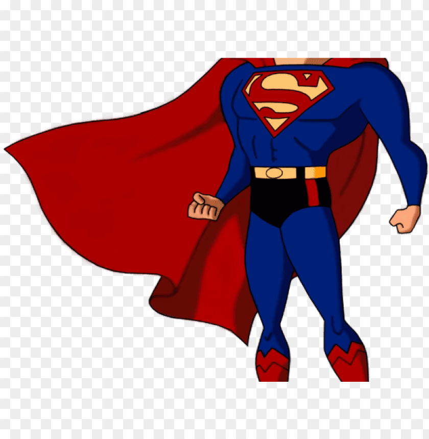Download superman clipart dcau - superman cartoon drawi png - Free PNG  Images | TOPpng