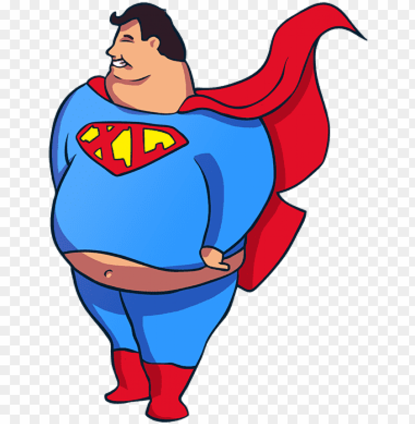 free PNG superman comic, batman, fat character, famous superheroes, - fat superman PNG image with transparent background PNG images transparent