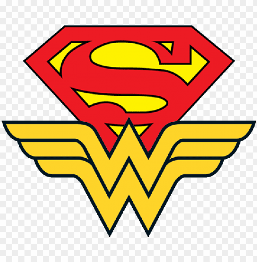 Superman Drawing Superwoman Wonder Woman Logo Clipart Png Image