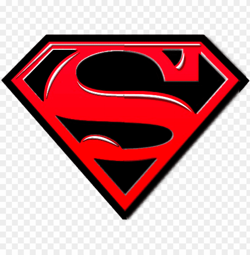 Superman - Superman Logo Black Png, Transparent Png , Transparent Png Image  - PNGitem