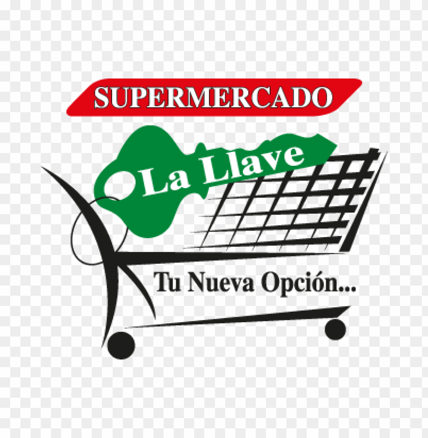  supermercado la llave vector logo free download - 463827