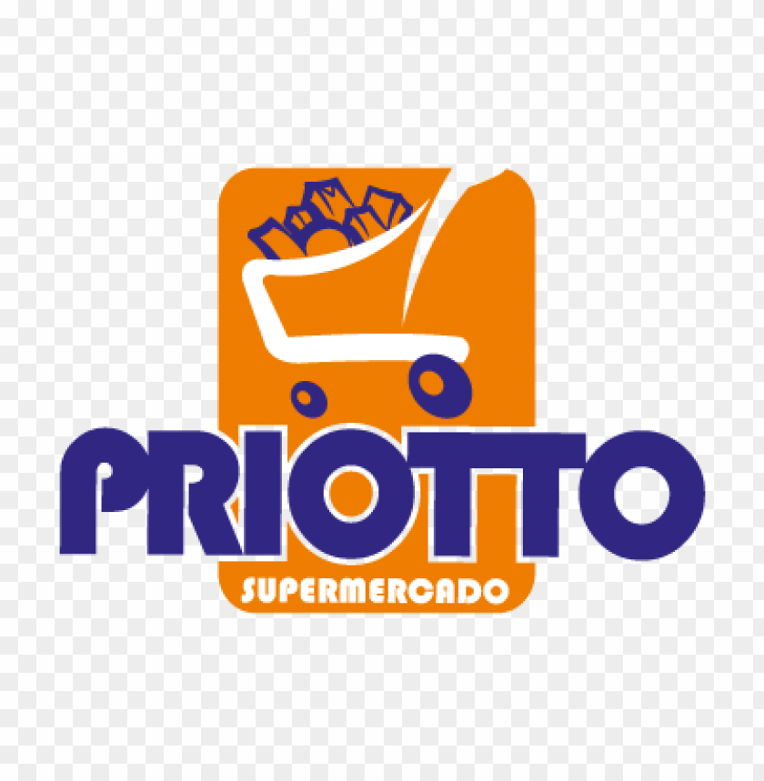  supermercado priotto vector logo free - 463712