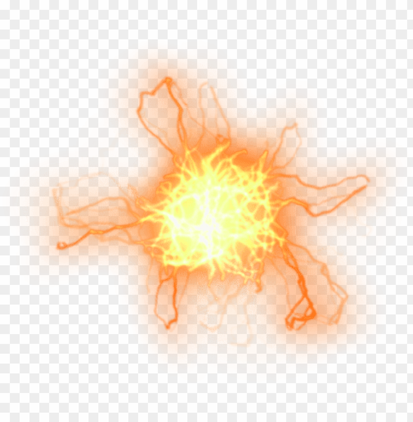 supernova - transparent yellow electricity PNG image with transparent  background | TOPpng