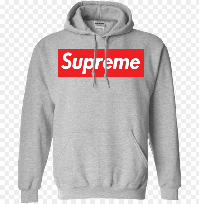 Supreme Box Logo Hoodie G185 Gildan Pullover Hoodie Png Image With Transparent Background Toppng