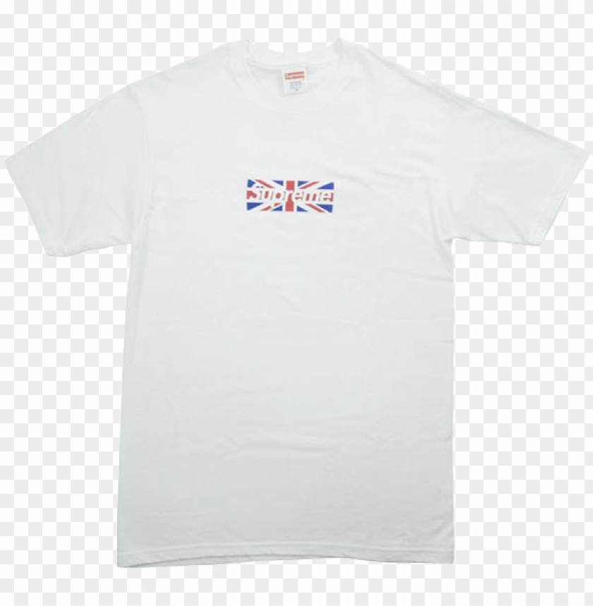 Supreme Union Jack Box Logo Tee Active Shirt Png Image With Transparent Background Toppng - roblox supreme money gun