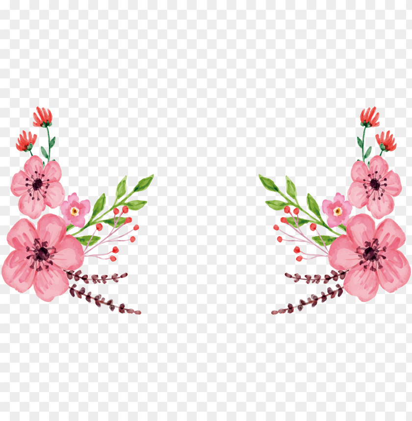 svg black and white design painting pink flower title flores rosas acuarela  PNG image with transparent background | TOPpng