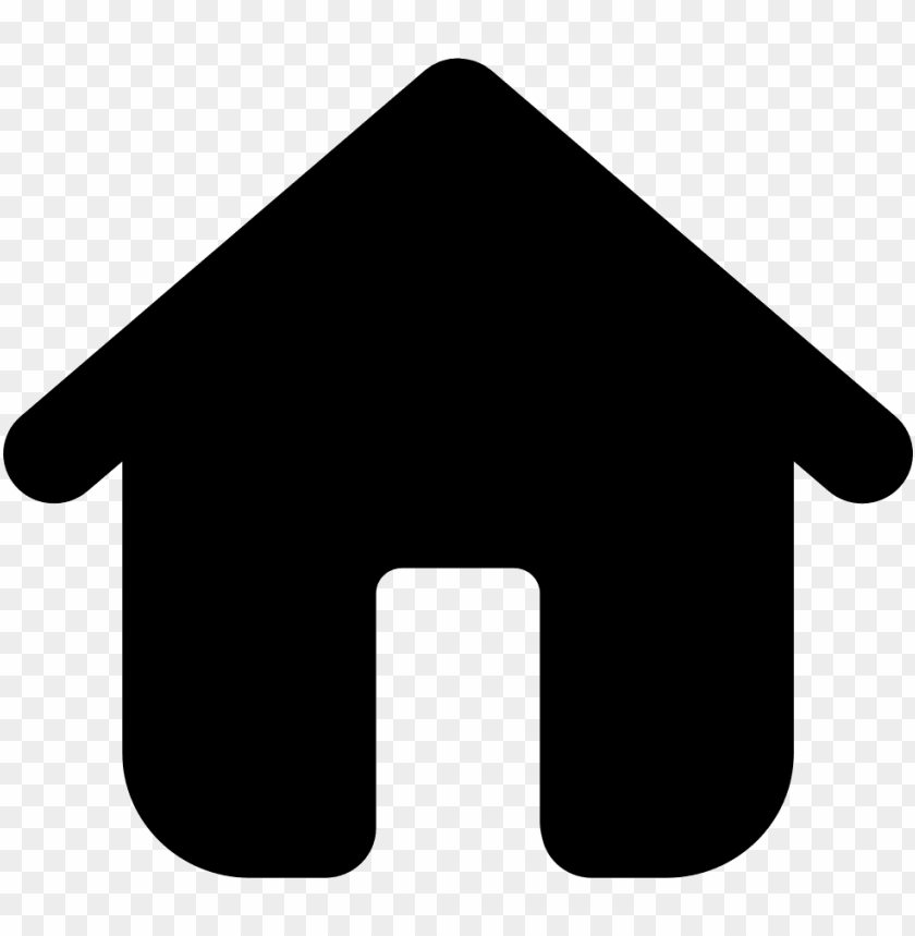 Download Svg Black And Whiteblack Building Symbol Home Tab Bar Icon Png Free Png Images Toppng