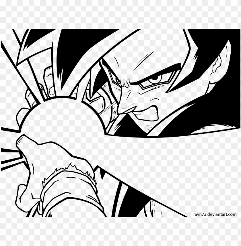 Download Svg Library Library Cells Drawing Kamehameha Goku Ssj4 Black And White Png Image With Transparent Background Toppng