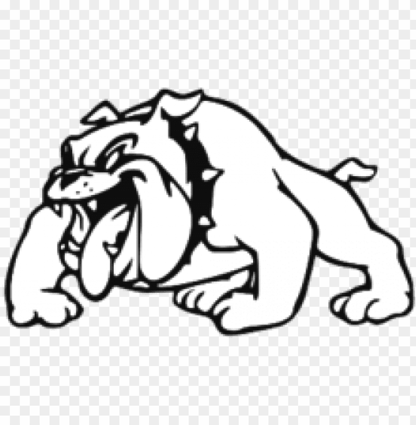 Svg Royalty Free Download Bulldog Clipart Black And St Cloud High School Bulldo Png Image With Transparent Background Toppng