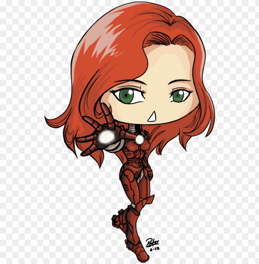 Svg Transparent Stock Pepper Potts Character Of The Iron Man Girl Chibi Png Image With Transparent Background Toppng